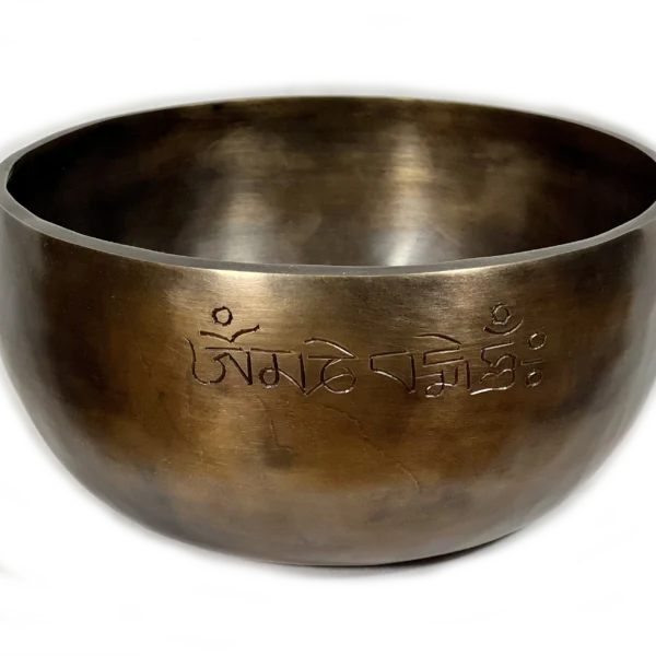 Cuenco Tibetano Full Moon Sol3 cara Mantra